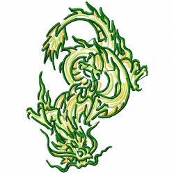 Dragoes Embroidery Design 3